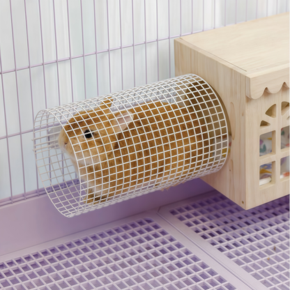 HandyMite うさぎ用木製ハウス｜ケージに固定できる・掃除しやすい吊り下げ小屋