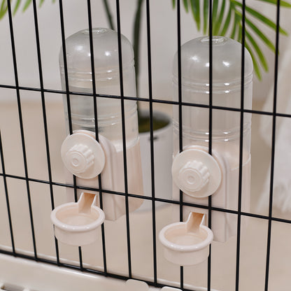 HandyMite ウサギ 給水器 700ml大容量 うさぎ 水飲みボトル 自動给水 ケージ取り付け可能 うさぎ 水 簡単お手入れ うさぎ 水飲み