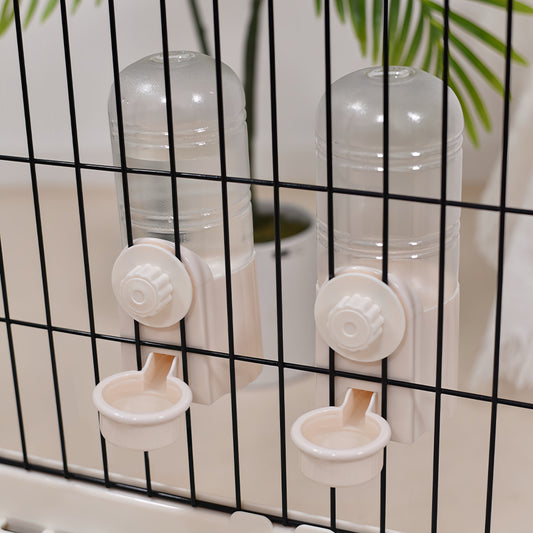 HandyMite ウサギ 給水器 700ml大容量 うさぎ 水飲みボトル 自動给水 ケージ取り付け可能 うさぎ 水 簡単お手入れ うさぎ 水飲み