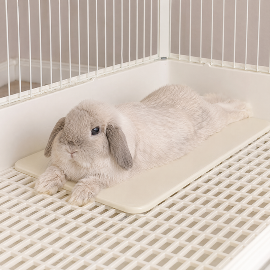うさぎ用ひんやりプレート｜陶器製・自然冷却タイプ