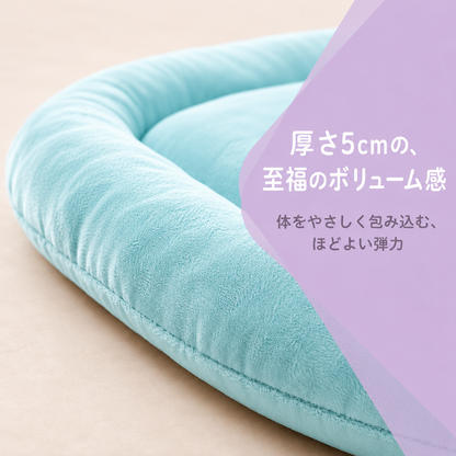 うさぎ用クッションベッド Mサイズ ミントブルー 商品画像3