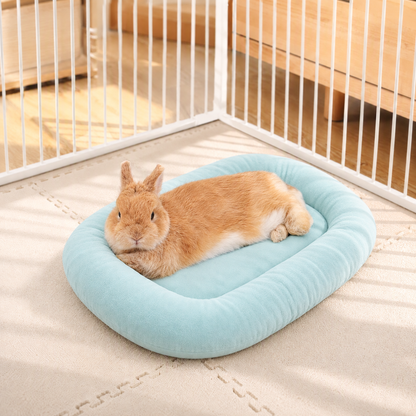 うさぎ用クッションベッド Mサイズ ミントブルー 商品画像4