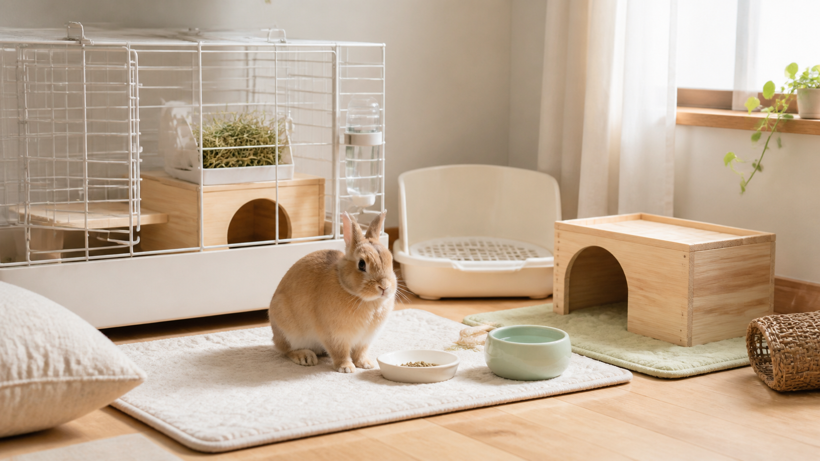 新しくうさぎを迎える暮らしのセット例